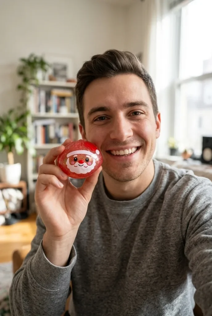 Christmas Candy Mystery Dumpling Squishy in everyday life