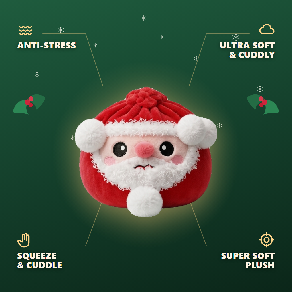 Santa Dumpling Squishy Plush — its benefits