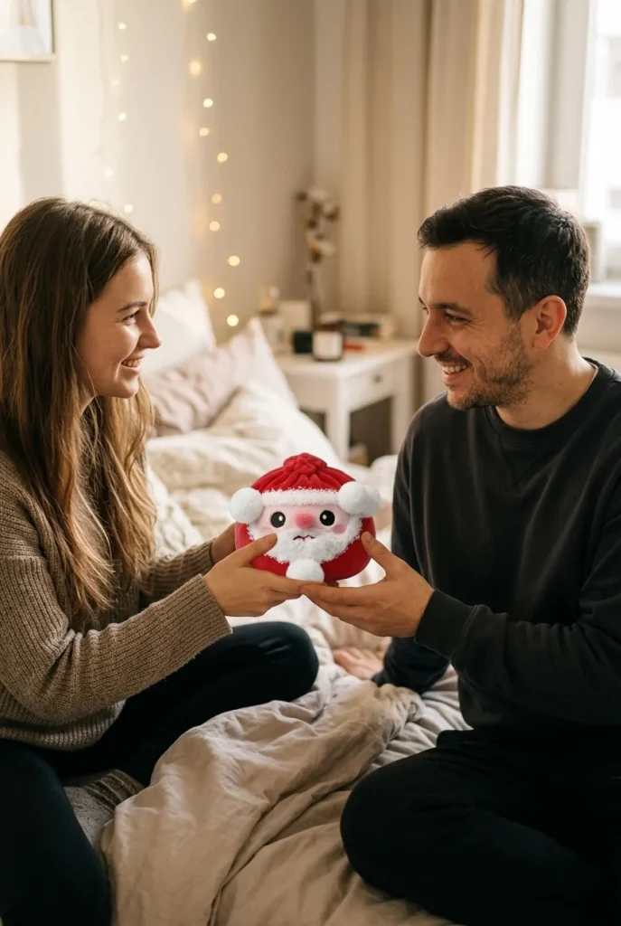 Santa Dumpling Squishy Plush as a gift idea