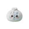 Winter Snowflake Dumpling Squishy Plush being squeezed, soft slow-rise foam