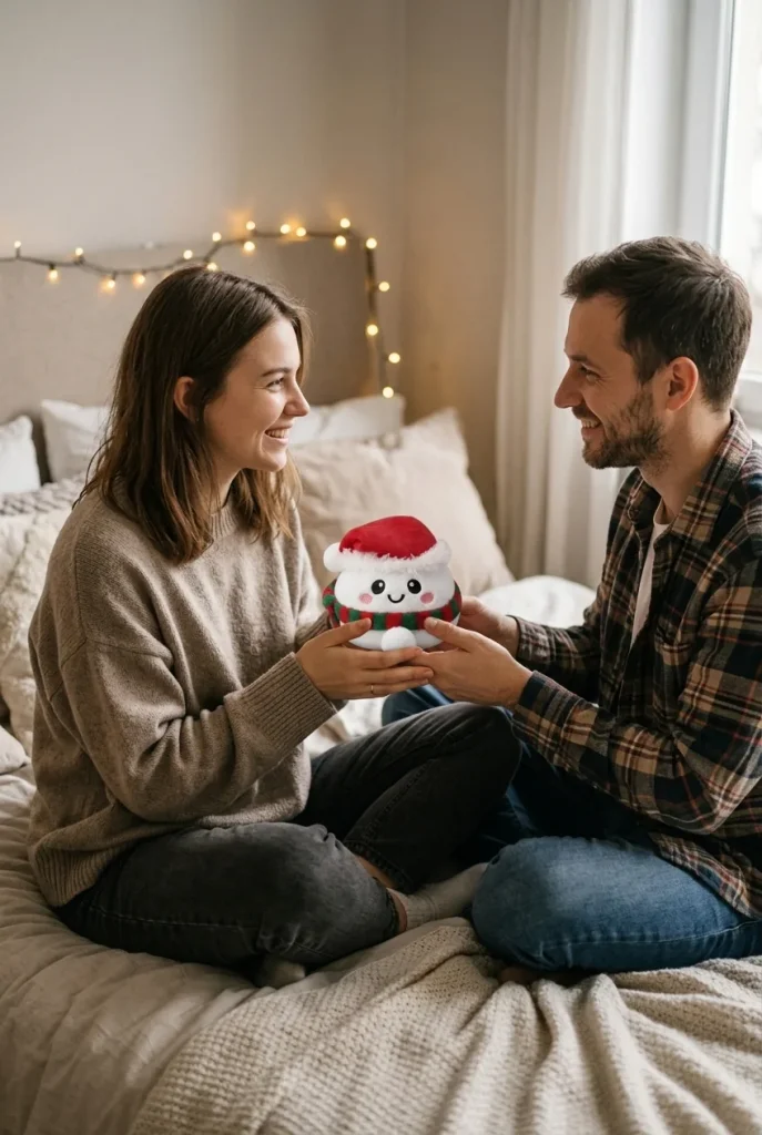 Snowman Dumpling Squishy Plush as a gift idea