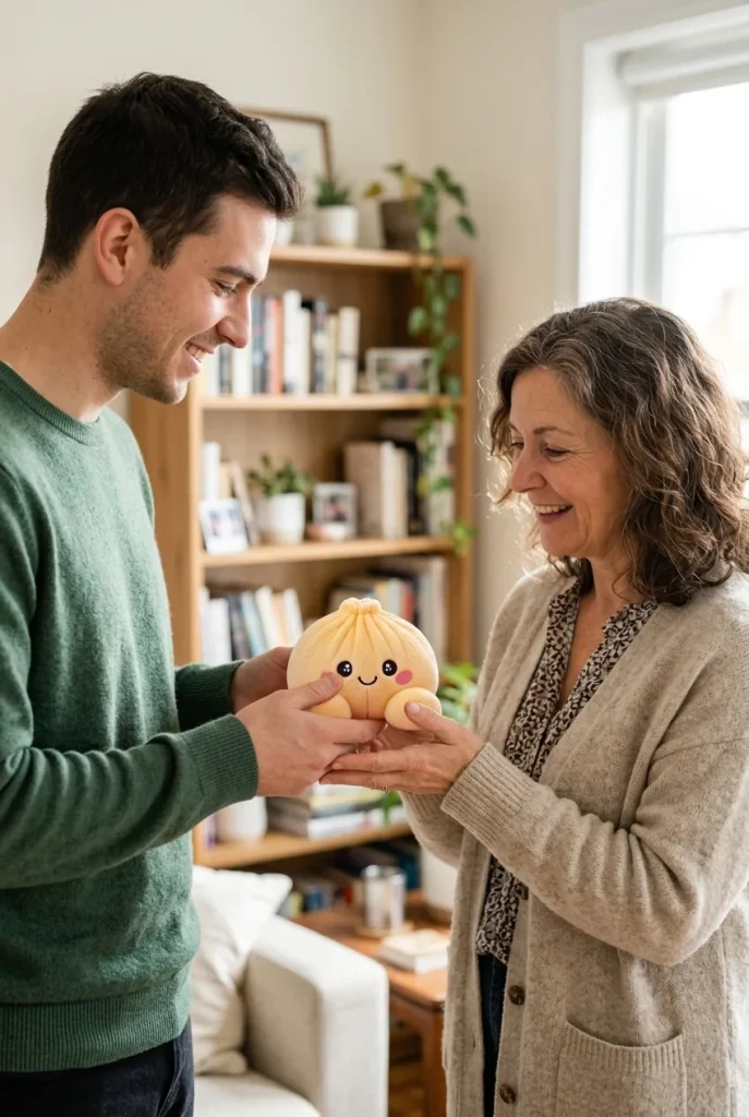 Lemon Yellow Dumpling Squishy as a gift idea